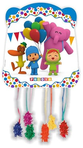 CONVER PARTY - Pinata Pocoyo - Partyartikel - Kinderpartys, Geburtstage und Feiern - Pocoyo Dekoration - 28 x 33 cm