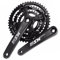 LHHL Plato Triples 28-38-48T Platos Y Bielas BTT 170mm Aleación De Aluminio Bicicleta Montaña Brazo De Manivela Plato Cono Cuadrado 6/7/8/9/10/11 Velocidad