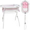 moovkee. Bañera Bebe con Patas 80cm - Banheira Bebe con Soporte - Bañera Plegable Bebé con Termómetro - Bañeras para Bebes Plegables con Cojín de Baño
