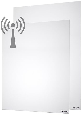 VASNER Konvi VE RX Hybrid Infrarotheizung Funk – Hybridheizung mit Funkthermostat Empfänger/Funksystem, 900-1200 W, Wandheizung vertikal, Elektro Heizkörper Wandmontage, 3 J. Garantie (900 Watt)