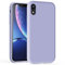 TAXXOE Silicone Case Compatible with iPhone XR Case Soft Ultra Slim Protective Shockproof Liquid Silicone Phone Case, Anti-Scratch Microfiber Lining, 6.1 Lilac