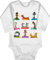 Baby Body langarm Mädchen Junge - Hunde - Dackel Yoga Dackel Lustig - 6/12 Monate - Weiß - hund dackelmotiv babykleidung mit bodys strampler