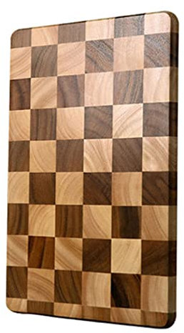 WYIPENGF Tagliere Tagliere Rettangolo Fine Grano Macellaio Blocco Cucina Scacchi Legno Solido Robusto Regalo per la casa in Legno