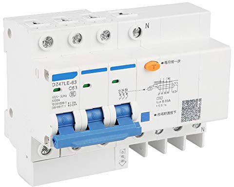 Interruttore magnetotermico differenziale compatto, interruttore magnetotermico interruttore salvavita 4kA con, oro