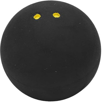 Tioheam Squashbälle Double Yellow Dot,Squashbälle, Wettkampf-Squashball 38 mm, Squashschlägerbälle für langsames Spiel, professioneller Raquet-Handballball für professionelle Turniere