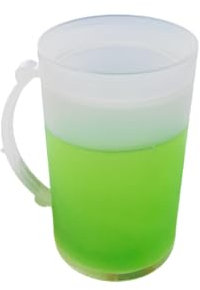 Jarra Enfriadora de Color Verde/Azul/Rojo - Jarra Térmica para Bebidas Frías y Cócteles - Mantén tus Bebidas Heladas por Más Tiempo - Libre de BPA y Fácil de Limpiar bonyelite (verde)