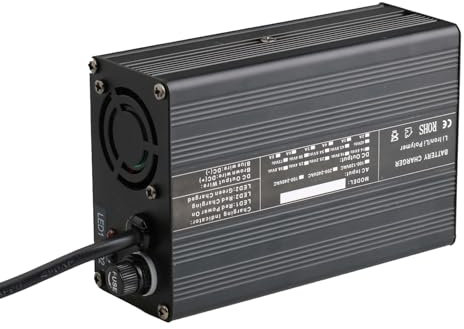 Lzyjck Chargeur de Batterie de Chariot élévateur 36V Chargeur de Batterie au Plomb 36V 4A Chargeur de Batterie de voiturette de Golf Intelligent Chargeur de Voiture électrique,8#