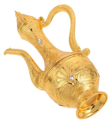 SECFOU Retro Wine Kettle Jug Vintage Alloy Decor for Restaurant Tea Pots