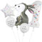 DazzJoy Geburtstagsdeko 1 Jahr Junge Mädchen mit Kaninchen Folienballon, Kaninchen Luftballon 1. Geburtstag Junge Mädchen, Waldtiere Geburtstag Deko 1 Jahr Junge Mädchen, Hase Ballon 1 Geburtstag Deko