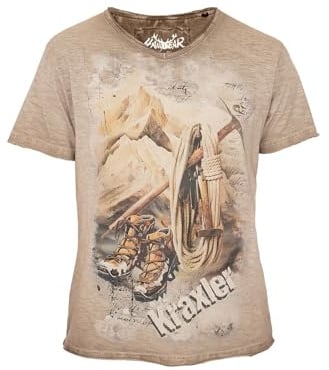 Hangowear Herren T-Shirt Ferdinand Hellbraun, 4XL
