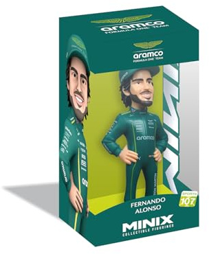 MINIX - Sports #107 - Aston Martin - Fernando Alonso - Sammelfigur 12 cm