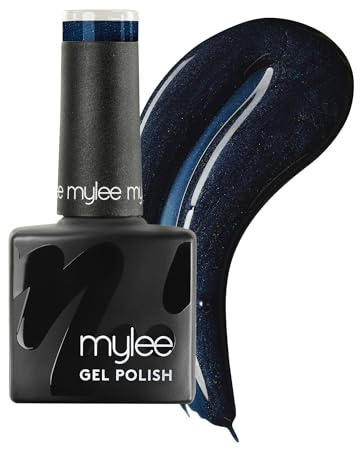 Mylee Gel Nail Polish 8ml [Miles High Club] - UV/LED Soak-Off Nail Art | Manicure Pedicure for Professional, Salon & Home Use [Shimmer Range] - Long Lasting & Easy to Apply