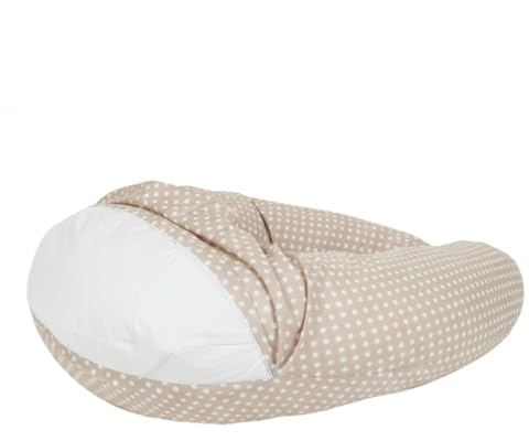 Monsieur Bébé – Bezug für Schwangerschafts-, Still- und Lagerungskissen – 100% Baumwolle – 170 cm