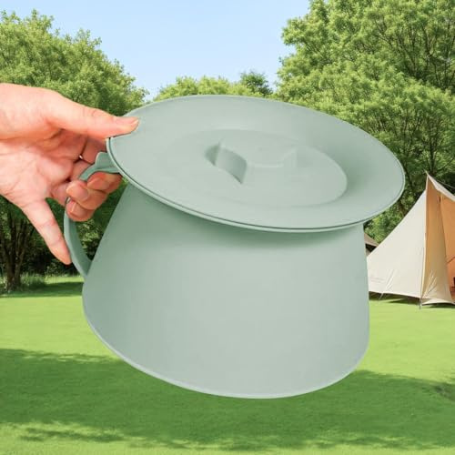 Pot De Chambre Adulte Avec Couvercle, 1,5L Urinoir Extérieur, Portable Chevet Crachage, Pour Voiture Camping À Domicile, Hommes Femmes
