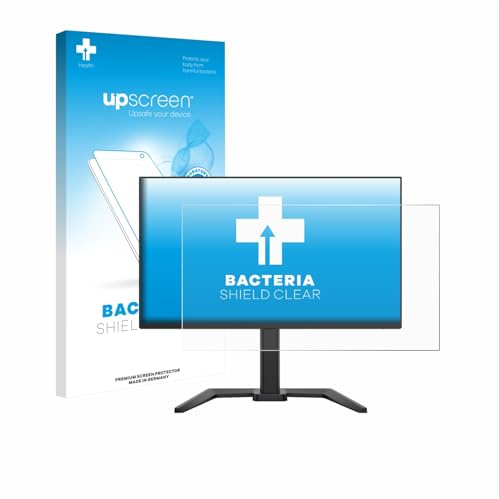 upscreen Antibakterielle Schutzfolie für Iiyama G-Master GB2591HSU-B1 Klare Displayschutz-Folie