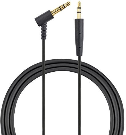 AGS Retail Ltd Compatible Audio Cable Replacement for Bose Headphones - Black, 1.5m Audio Cable with 3.5mm/2.5mm Gold-Plated Jacks in Slim Mould Design. Audio Accessories