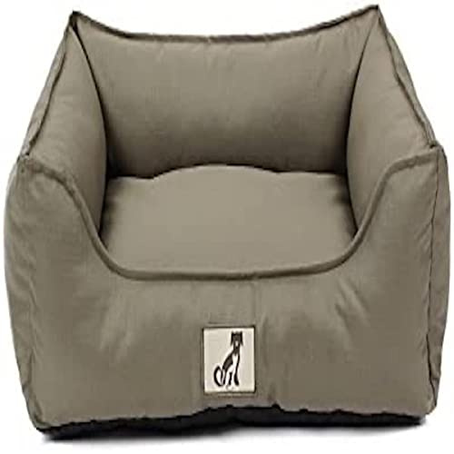 allpetsolutions Dexter Waterproof Dog Bed – Removable Machine-Washable Cover, Hard-Wearing Basket Bed, Green (Large)