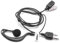 vhbw Headset Stereo mit Rufannahme kompatibel mit Funkgerät Icom IC-4088SR, IC-A15, IC-A15S, IC-E90, IC-F22SR, IC-F25SR, IC-F4029-SDR, IC-U82, IC-V82, IC-V85