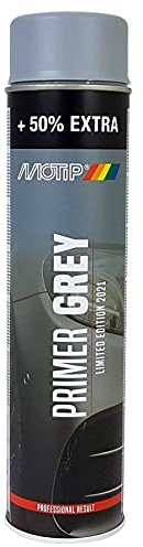 Motip Dupli RALLYE Haftgrund 600ml Sprühlack Acryl Spray Farbe (Primer grundierung Grau 604054)