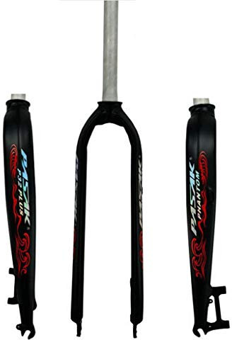 SJHFG 26/27.5/29in Bike Suspension Forks,700C Highway Pure Disc Brake 28.6 Straight Tube Aluminum Alloy Mountain Front Fork (Color : Red)