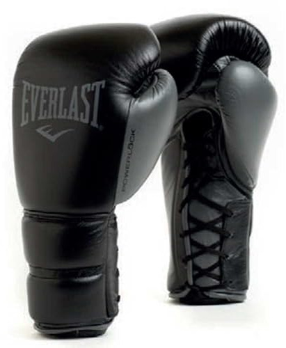 Everlast Powerlock OG Pro Fight Boxhandschuhe 10-16oz, Schnürung, Boxsack | Boxing Gloves, Wettkampf, Pratzen, Kickboxen, Kampfsport, Männer, Damen