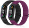 enkic Elastisch Armband Kompatibel mit Xiaomi Mi Band 7/Mi Band 6/Mi Band 5/Mi Band 4/Mi Band 3/Amazfit Band 5 Armband, Verstellbares Ersatzarmbänder Nylon Loop Sport Uhrenarmband für Damen Herren