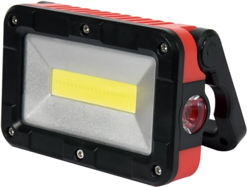 YATO YT-81819 Arbeitsleuchte mit Batterie mit USB-Kabel magnetisch Akku | Robustes ABS-Gehäuse, Magnetfuß und USB-Akku. Ideal für Autoreparaturen, Garage, Camping und mobile Servicearbeiten.