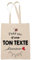 Tote Bag femme d'amour | Sac coton cabas réutilisable prénom nom métier personnalisé | Idée cadeau customisable
