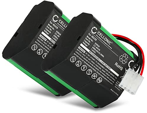 CELLONIC, Akku für Staubsauger kompatibel mit Vorwerk Kobold VR100, SCM61932, PN46439, VX100 (7.4V, 4500mAh) 2 Stück