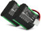 CELLONIC, Akku für Staubsauger kompatibel mit Vorwerk Kobold VR100, SCM61932, PN46439, VX100 (7.4V, 4500mAh) 2 Stück
