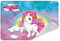 ICE TOYS Handtuch, Tischset aus Stoff für Mädchen, 30 x 40 cm, 100 % Polyester, für Schule, Reisen, Mitgebsel (Einhorn)
