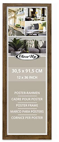 Close Up Posterrahmen 30,5 x 91,5 cm Eiche dunkel