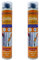 DSTOCK60-2 colles de montage polyuréthane pistolable - Colle polyuréthane non expansive - Pour le collage et montage de matériaux isolants, panneaux XPS et EPS, rouleaux d'étanchéité toiture bitume