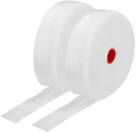 QUARKZMAN Ruban de fibre de verre renforcé 30m x 20mm x 0.17mm pour Renforcement Réparation 2pcs