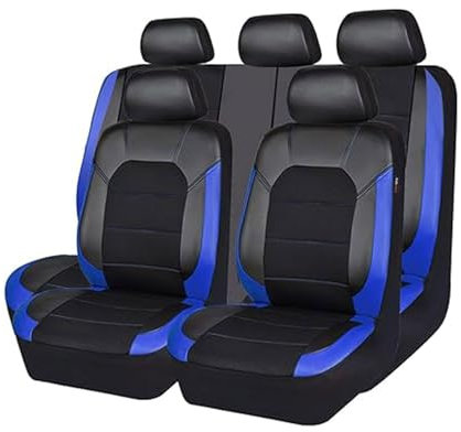 MEIJUAN Sitzbezüge Auto für Hyundai Tucson TL 3.Gen SUV 2015-2020 2021 2022 2023 2024, Wasserdicht Bequem Rutschfester Leicht Reinigen 5 Sitzer Schonbezüge Innenraum Zubehör,Blue