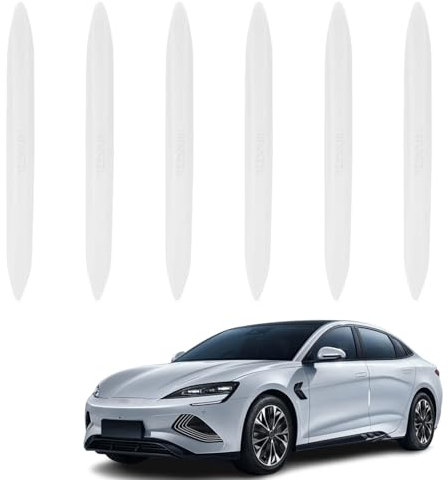 6 Pcs Car Door Protectors,car Door Edge Protectora,car Door Protectors Edge Guards,Car Door Edge Protector Clear,Door Protector For All Car And Truck Doors (Transparent)