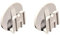 WCS-SHOP Clip adesiva supporto nuovo modello Telepedaggio slim - 2 pezzi (Grigio)