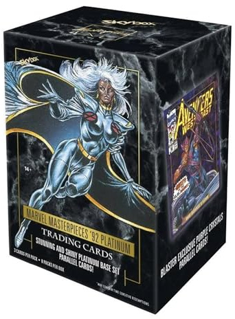 Upper Deck 2024 Marvel Masterpieces '92 Platinum Blaster Box - 24 Count Collectible-Card Box Blaster