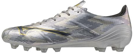 Mizuno Alpha II Elite - Botas de fútbol para hombre, Glx Plata Oro, 43 EU