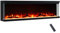 BALDERIA Elektrokamin Orson 60 | Elektrischer Wand-/Einbaukamin, LED 3D-Flammeneffekt, dimmbar, Kamin mit Heizung 1800 W Leistung, Timer, Thermostat, Fernbedienung | Schwarz