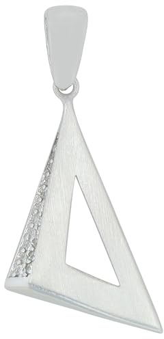 Akzent Anhänger für Damen in 925 Silber, 100% Wasserfest & Hautverträglich