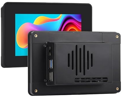 TUOPUONE 5 Zoll DSI kapazitives Touch-Display, 720 × 1280 Pixel, IPS-Panel, 5-Punkt-Touch, optische Verklebung aus gehärtetem Glas, mit Schutzhülle