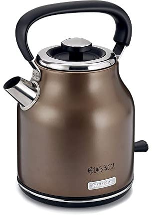Ariete 2864-26 - Hervidor de agua eléctrico de 1.7 l, 2.000 W, paredes frías, filtro antical lavable y extraíble, color bronce