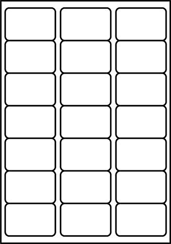 SmithPackaging A4 Self Adhesive Address Labels, 21 Labels Per Sheet, 100 Sheets, 63.5 x 38.1mm 2100 Labels