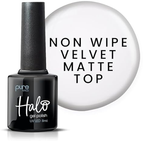 Halo Gel Nails - Summer Throwback 2021 Summer LED/UV Gel Polish 8ml - Velvet Topcoat (N2654)