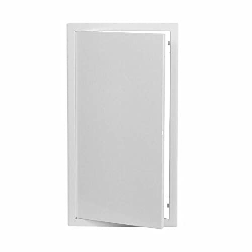Prostko LTD White Metal Access Panel 250mm x 500mm Galvanised Steel Inspection Door Flap