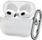 Funda para AirPods 3,Funda de 3ª generación,Fingic Full Body Glitter Sparkle Protectora Prueba Golpe TPU Suave con Llavero mosquetón para AirPods 3 Funda Carga 2021,LED Frontal Visible,Transparente