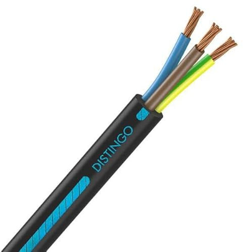 Nexans Amer Cable 10266124 Distingo U-1000 R2V 3G6 Rigide Électrique Câble, Couronne de 25m
