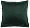 PiccoCasa Decorative Velvet Soft Cushion Covers 1PC, Square Solid Throw Pillow Covers for Sofa Couch Bedroom - 40x40cm/16x16 Inches Hidden Zipper Cushion Covers Dark Green