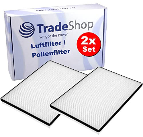 2x Trade-Shop Luftfilter/Feinstaubfilter/Zuluftfilter/Pollenfilter Ersatz für Helios KWL EC 300 ECO, KWL EC 300 PRO, KWL EC 300 W Lüftungsgerät